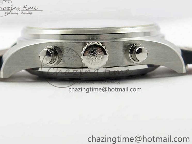 MIROTIME 0109 Pilot Chrono IW377726 ZF 1:1 Best Edition Green Dial on Brown Leather Strap A Trendsetting 7125